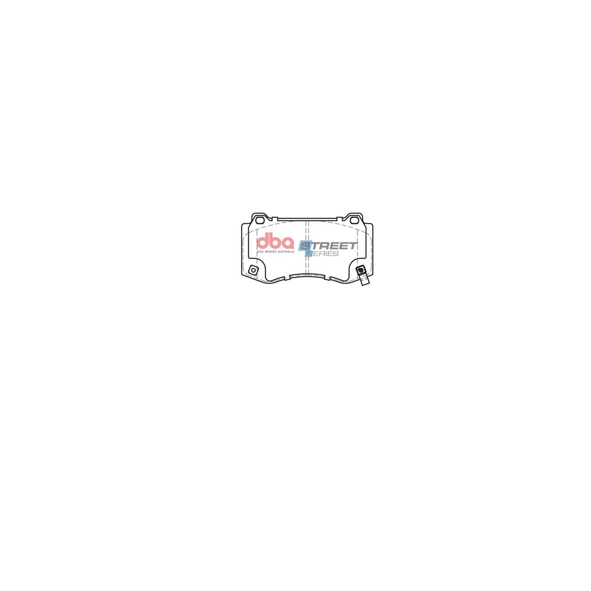 DBA Street Series Brake Pad Set Front DB2259SS