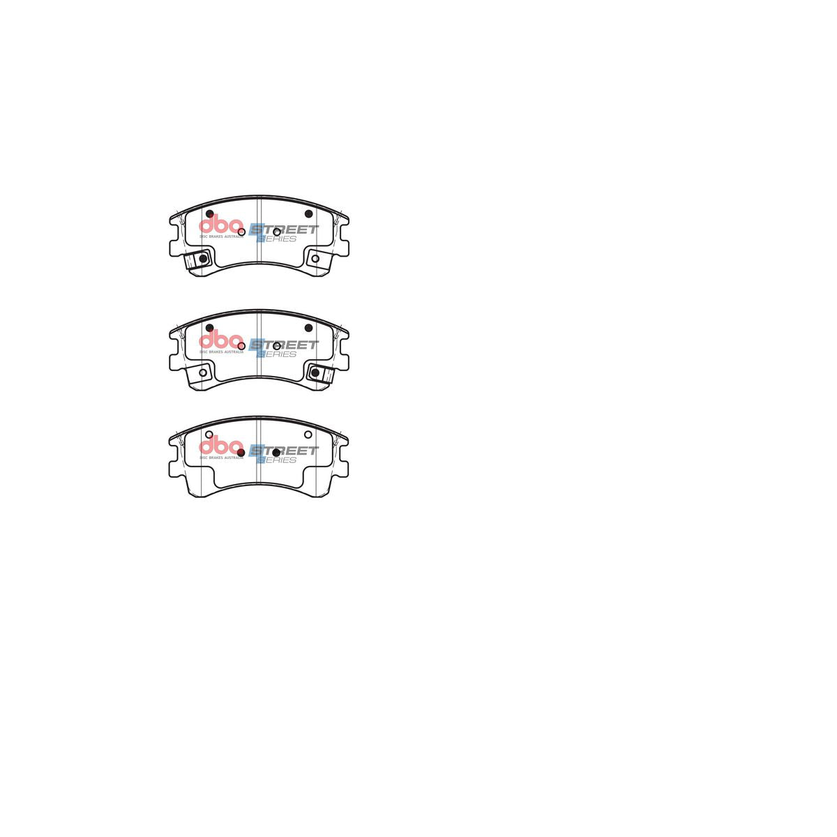 DBA Street Series Brake Pad Set Front DB1484SS