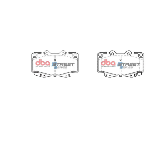 DBA Street Series Brake Pad Set Front DB1739SS