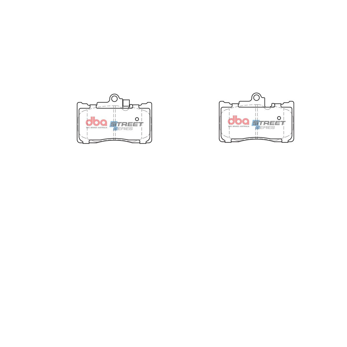 DBA Street Series Brake Pad Set Front DB2255SS