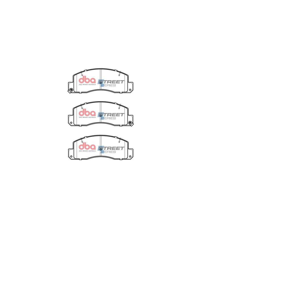 DBA Street Series Brake Pad Set Front DB1293SS