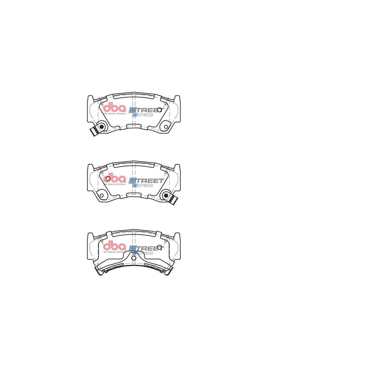 DBA Street Series Brake Pad Set Front DB1302SS