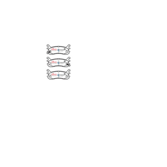 DBA Street Series Brake Pad Set Rear DB1283SS