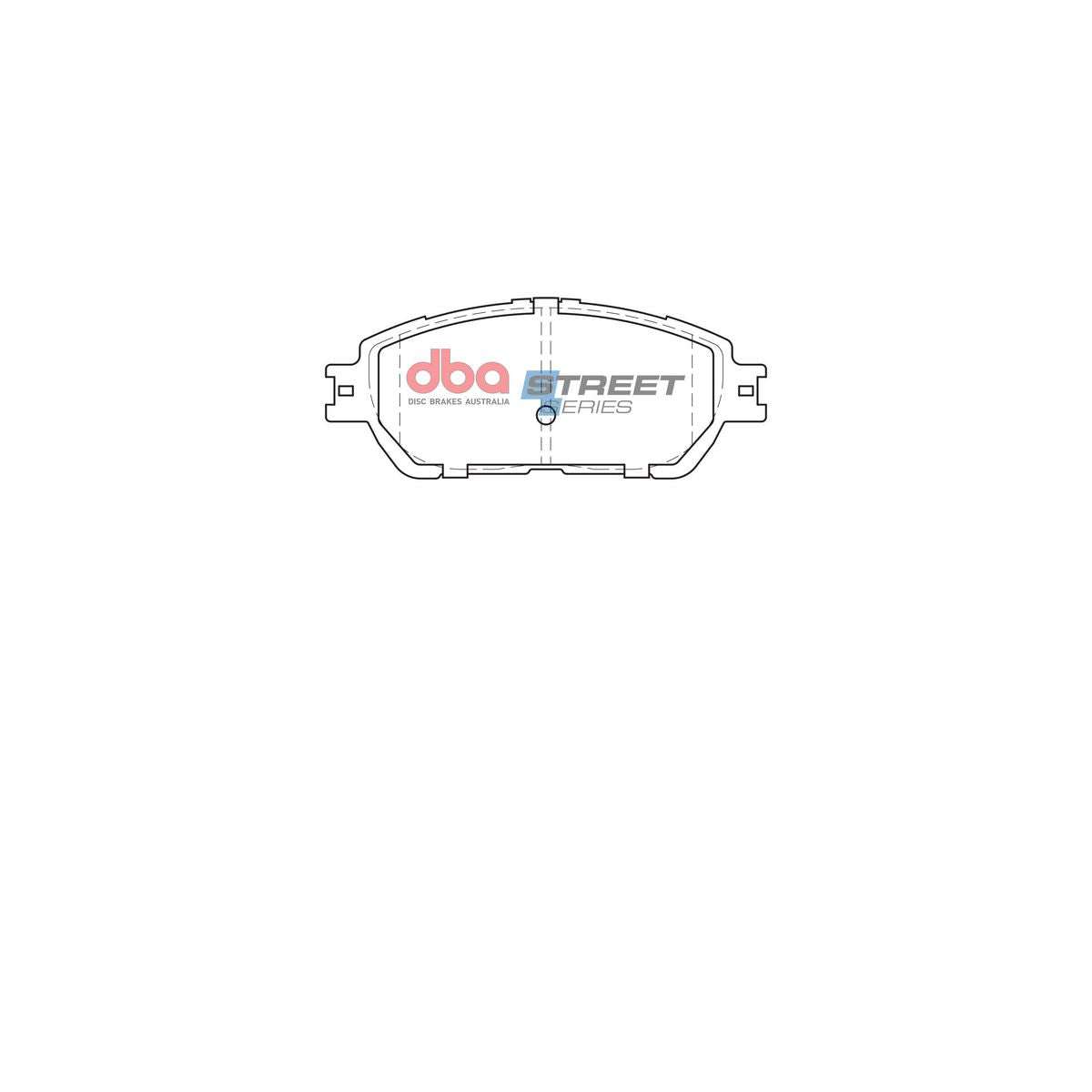 DBA Street Series Brake Pad Set Front DB1490SS