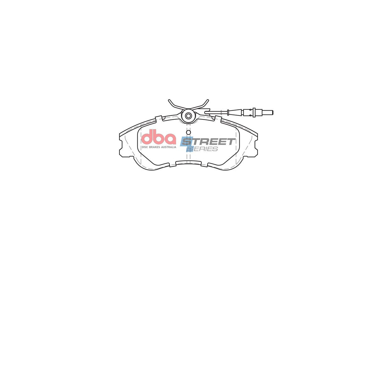DBA Street Series Brake Pad Set Front DB2015SS