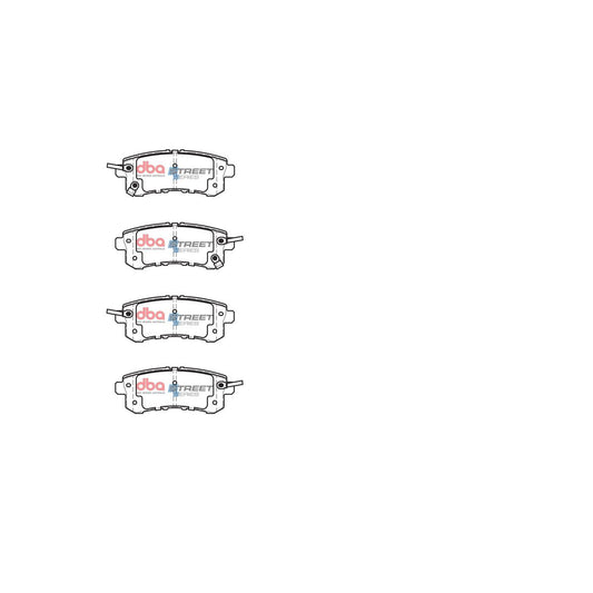 DBA Street Series Brake Pad Set Rear DB2244SS