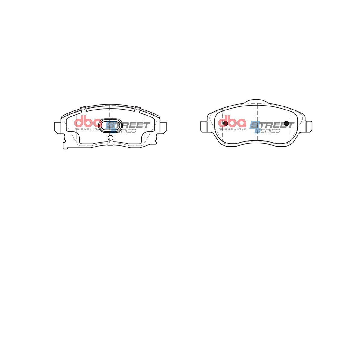 DBA Street Series Brake Pad Set Front DB1471SS