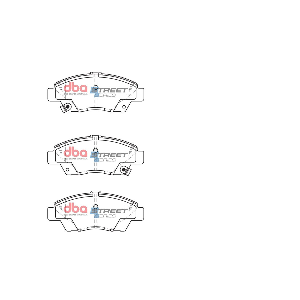 DBA Street Series Brake Pad Set Front DB1991SS