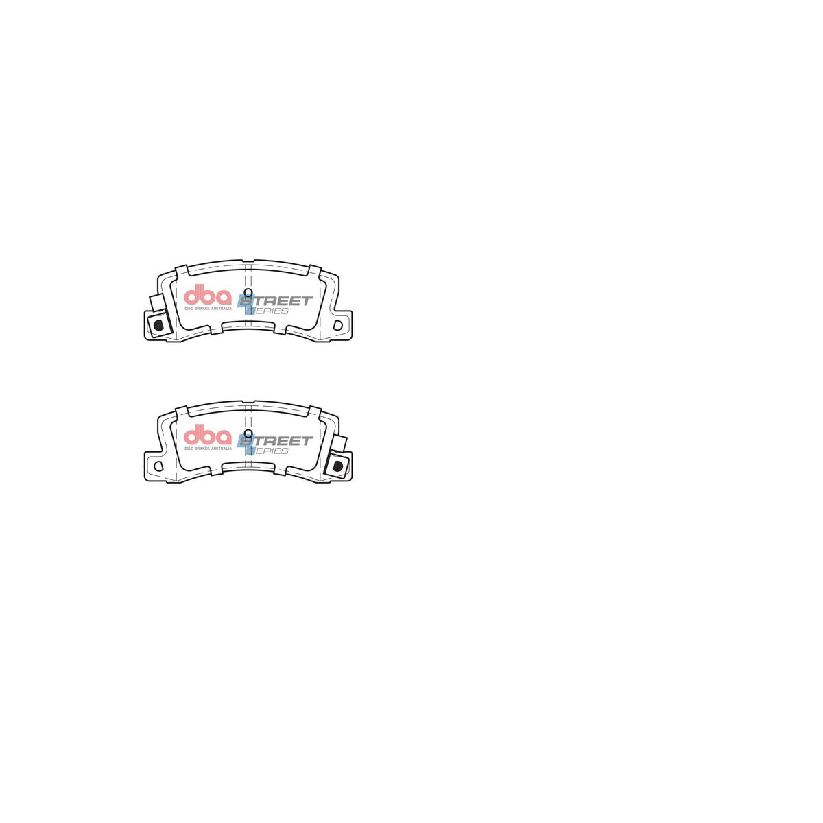 DBA Street Series Brake Pad Set Rear DB422SS