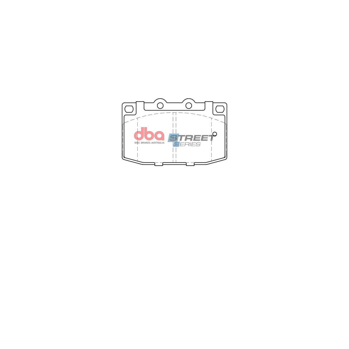 DBA Street Series Brake Pad Set Front DB416SS