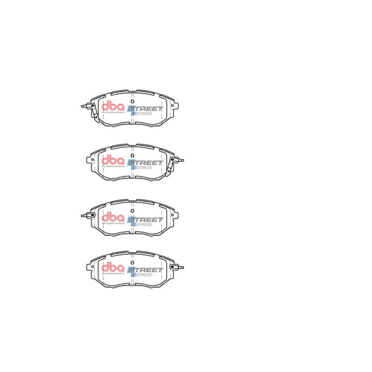 DBA Street Series Brake Pad Set Front DB1722SS