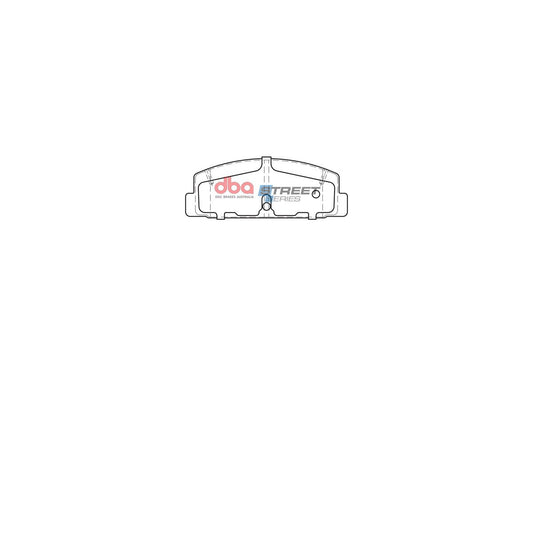 DBA Street Series Brake Pad Set Rear DB417SS