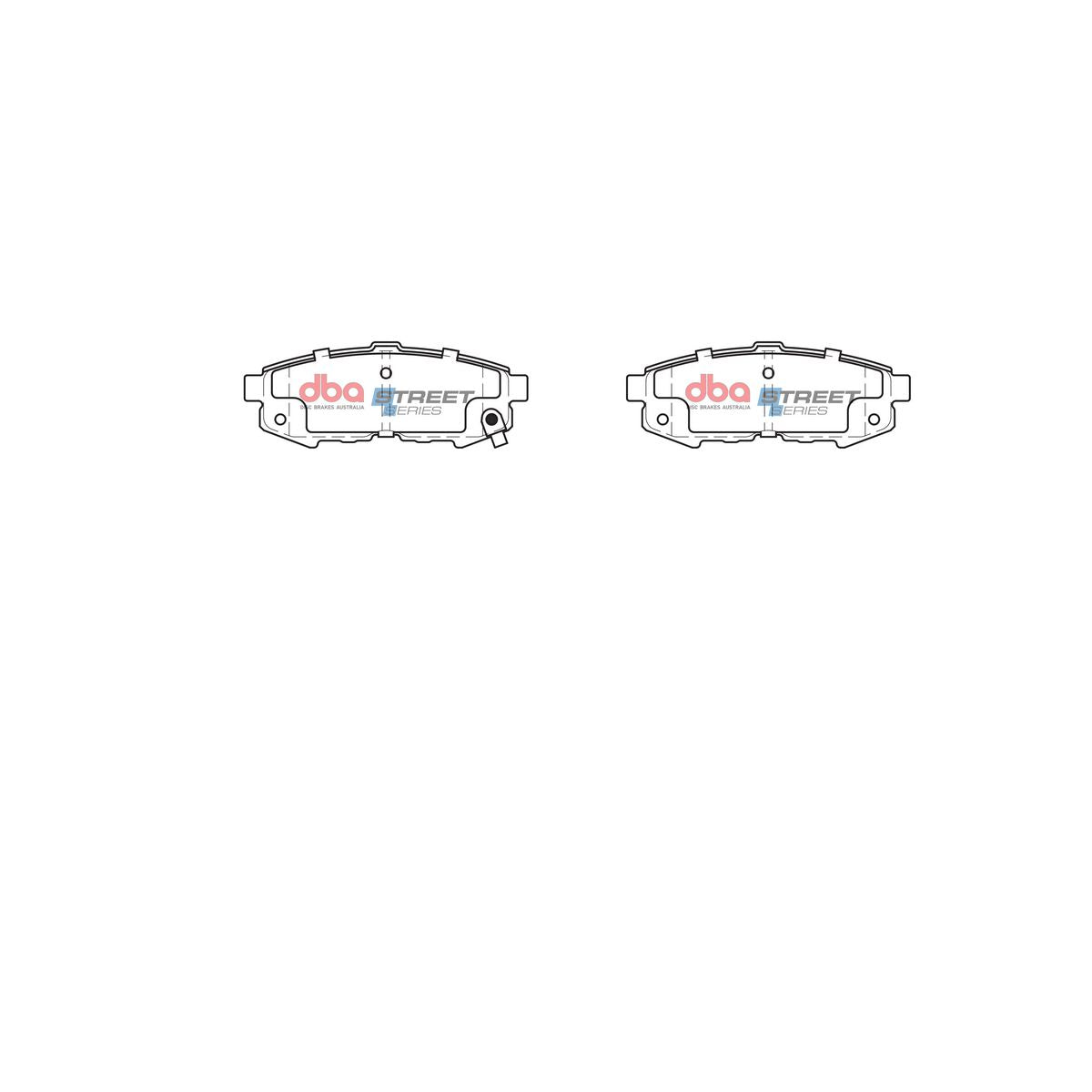 DBA Street Series Brake Pad Set Rear DB1729SS