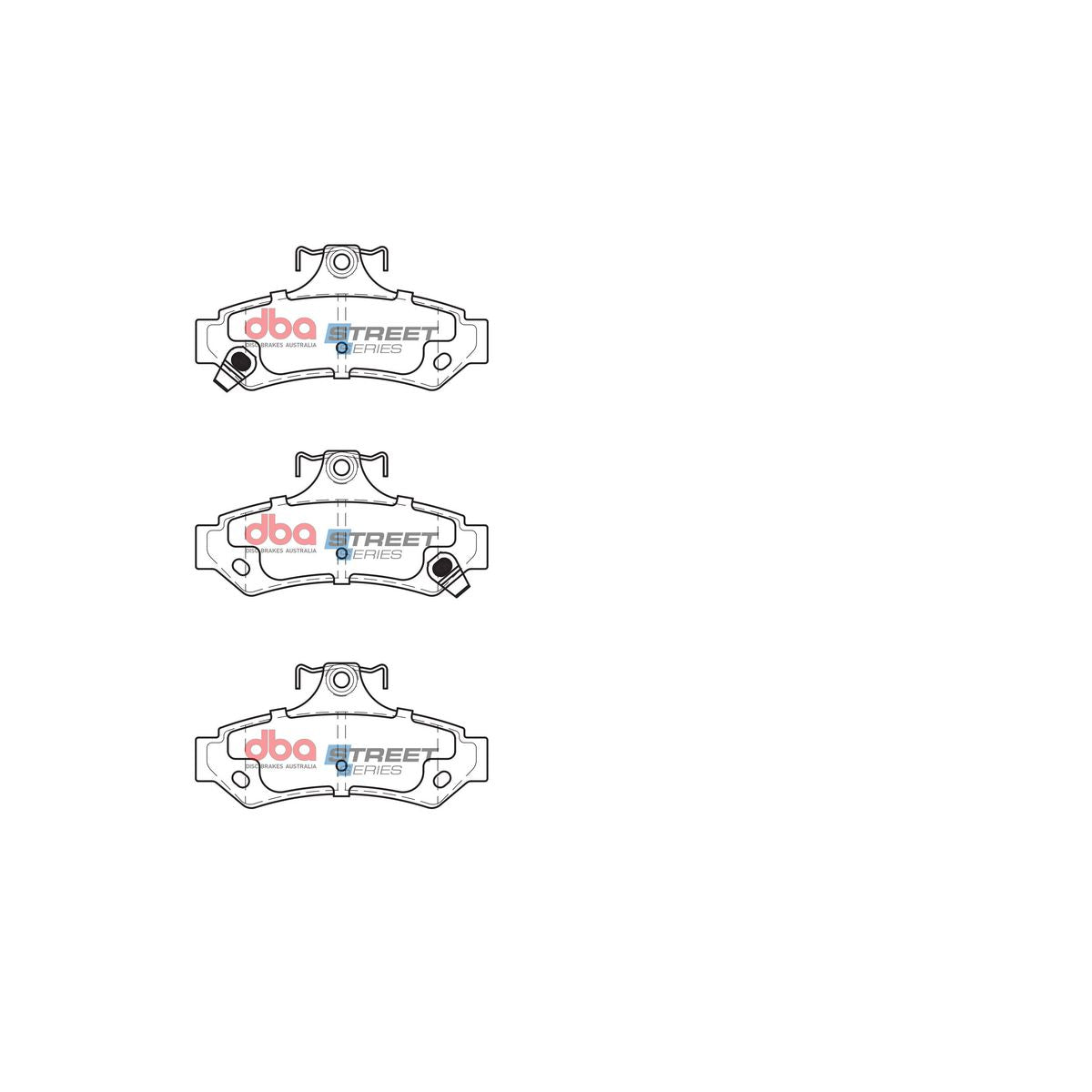 DBA Street Series Brake Pad Set Rear DB1475SS