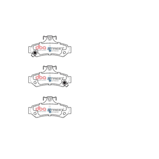 DBA Street Series Brake Pad Set Rear DB1475SS
