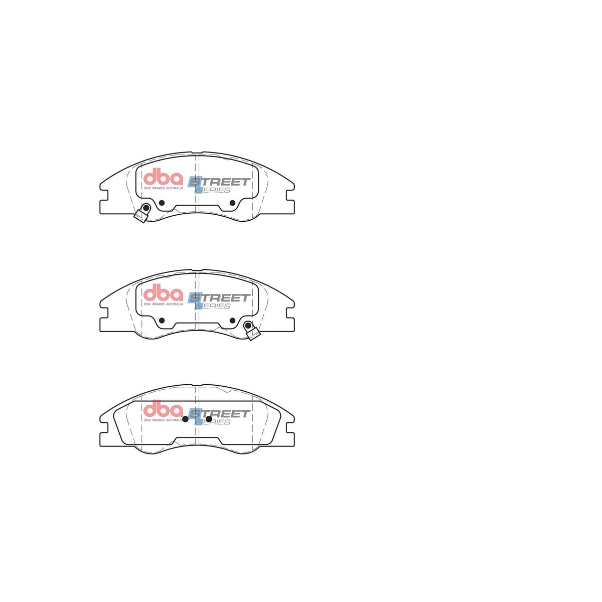 DBA Street Series Brake Pad Set Front DB1727SS
