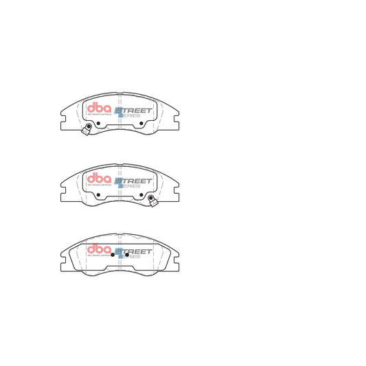 DBA Street Series Brake Pad Set Front DB1727SS