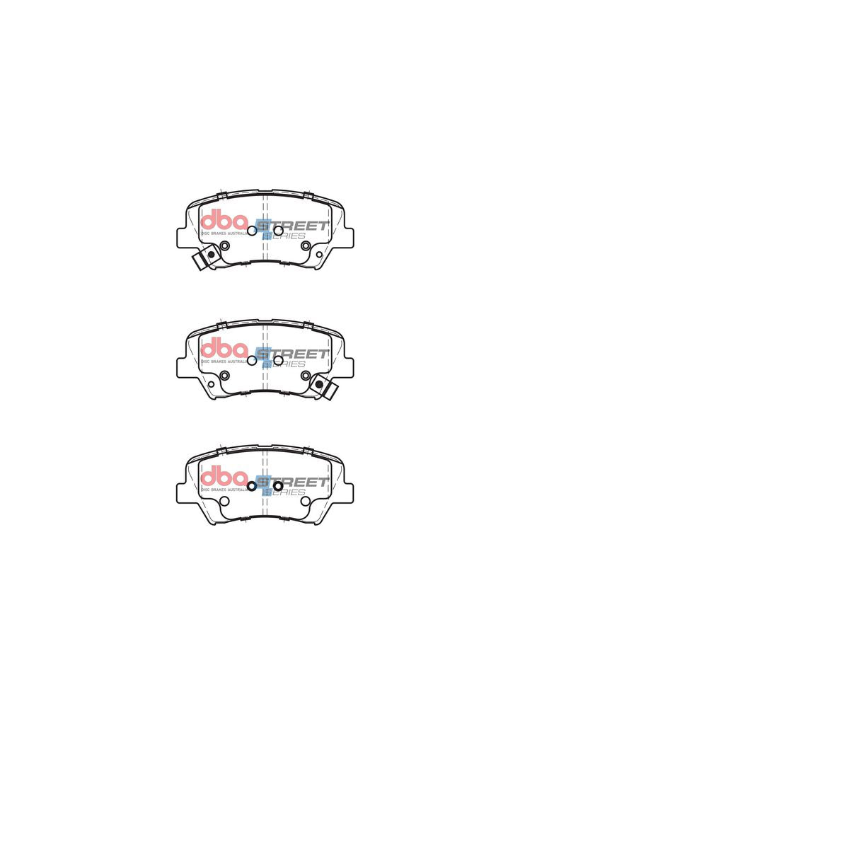 DBA Street Series Brake Pad Set Front DB2240SS
