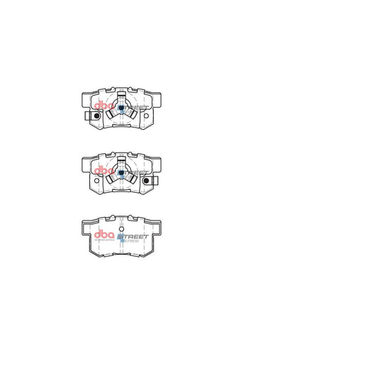 DBA Street Series Brake Pad Set Rear DB1728SS