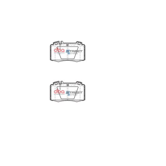 DBA Street Series Brake Pad Set Front DB1453SS