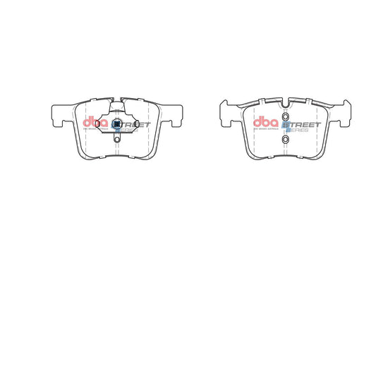 DBA Street Series Brake Pad Set Front DB2223SS