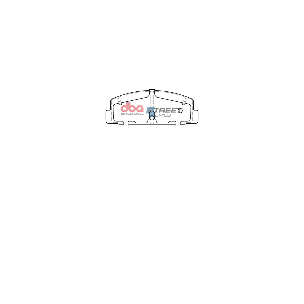 DBA Street Series Brake Pad Set Rear DB372SS