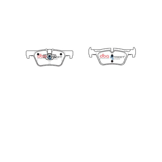 DBA Street Series Brake Pad Set Rear DB2224SS