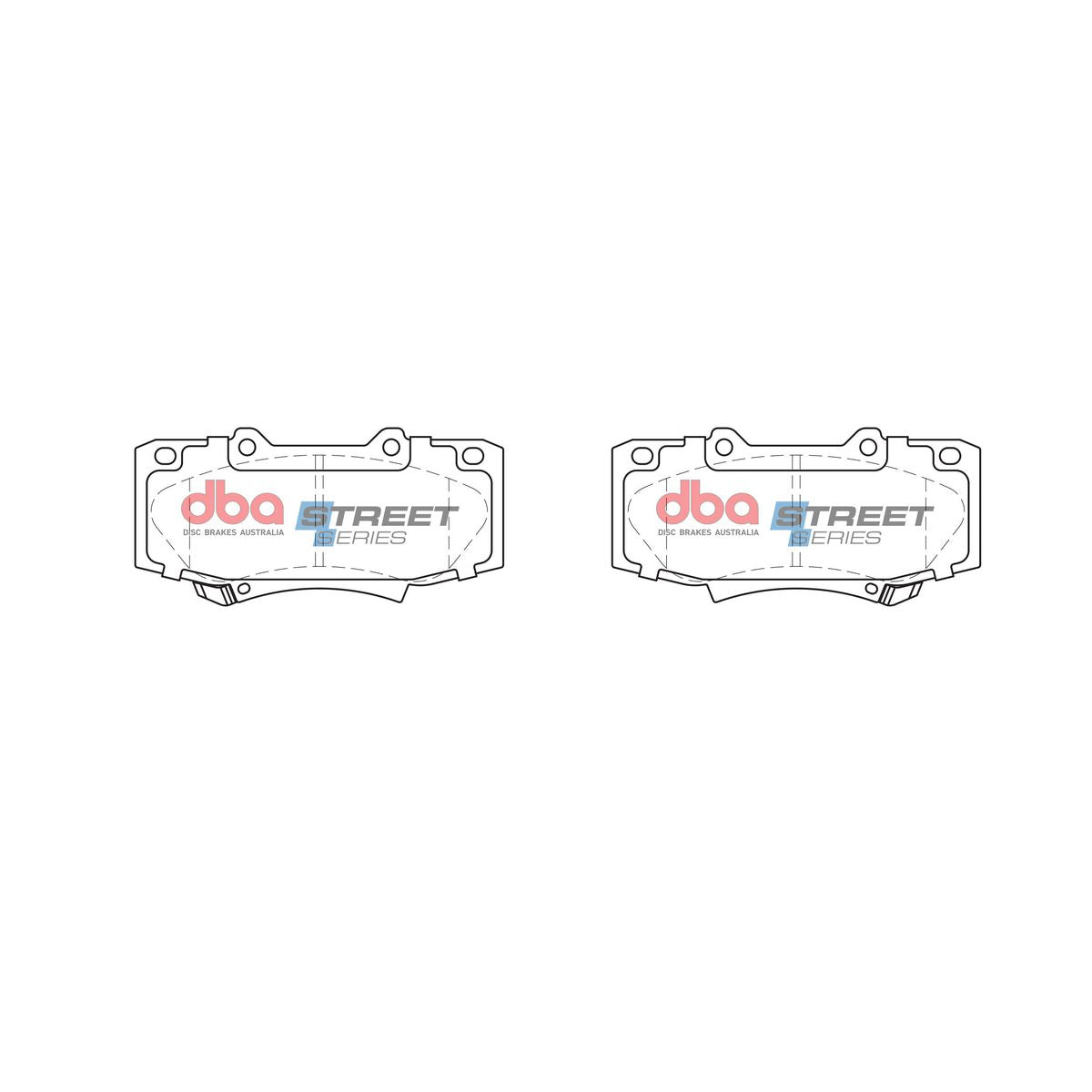 DBA Street Series Brake Pad Set Front DB2221SS