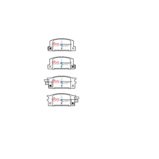 DBA Street Series Brake Pad Set Front DB327SS