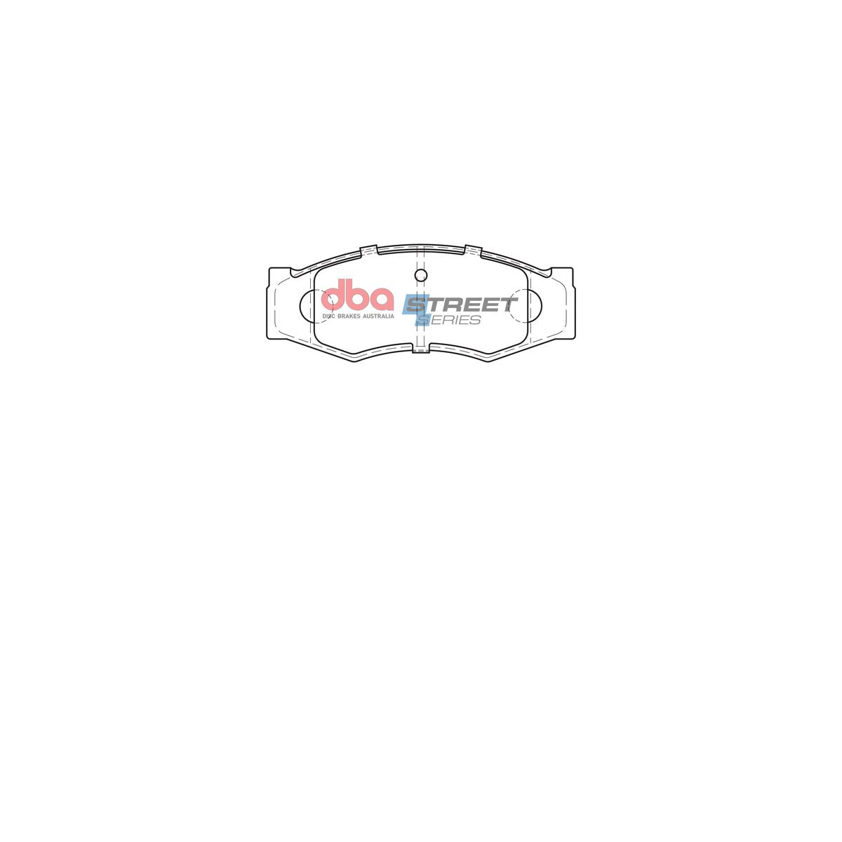 DBA Street Series Brake Pad Set Front DB340SS