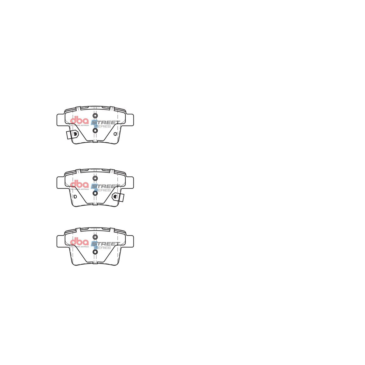 DBA Street Series Brake Pad Set Rear DB1713SS