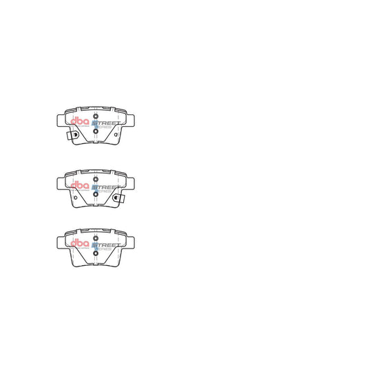 DBA Street Series Brake Pad Set Rear DB1713SS