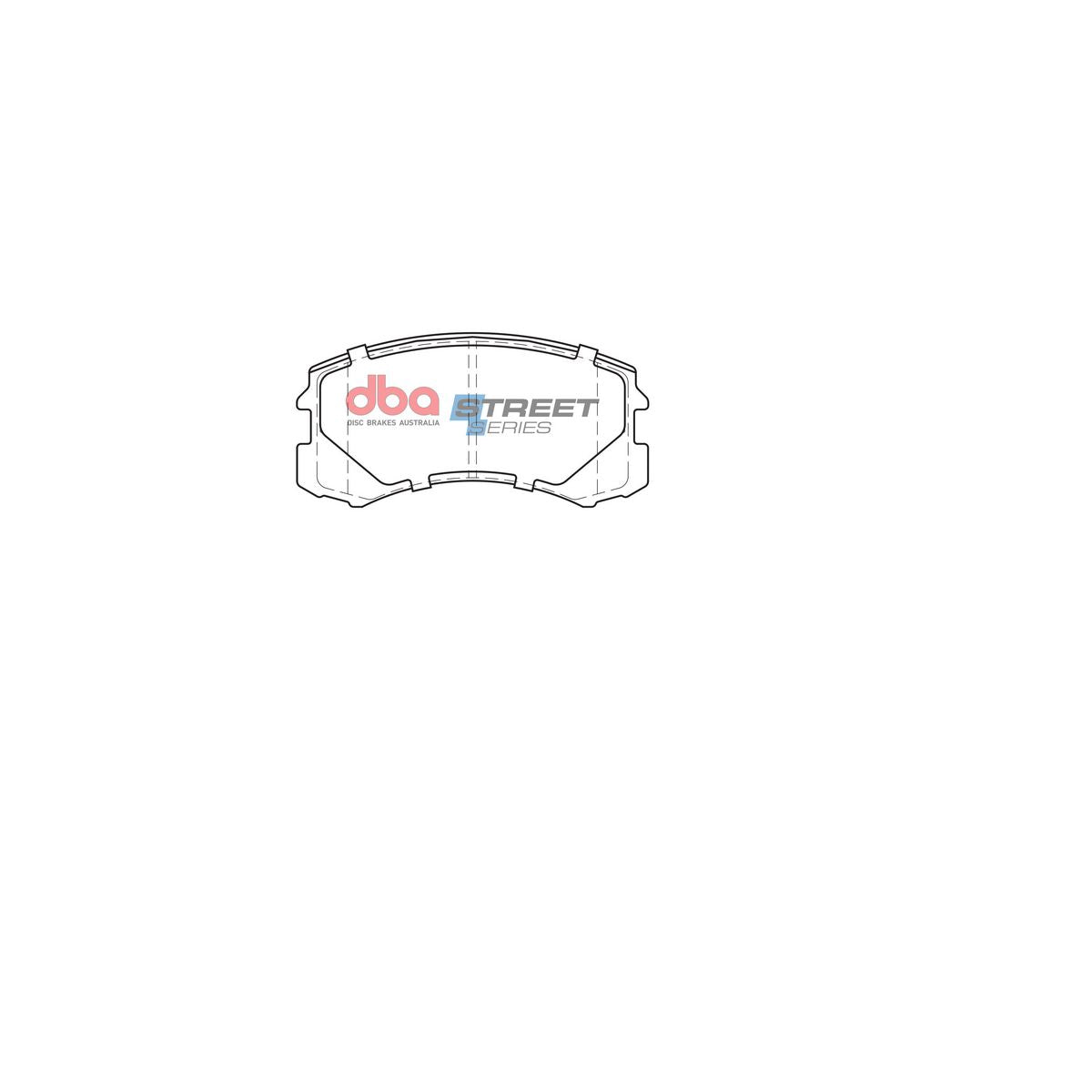 DBA Street Series Brake Pad Set Front DB1455SS
