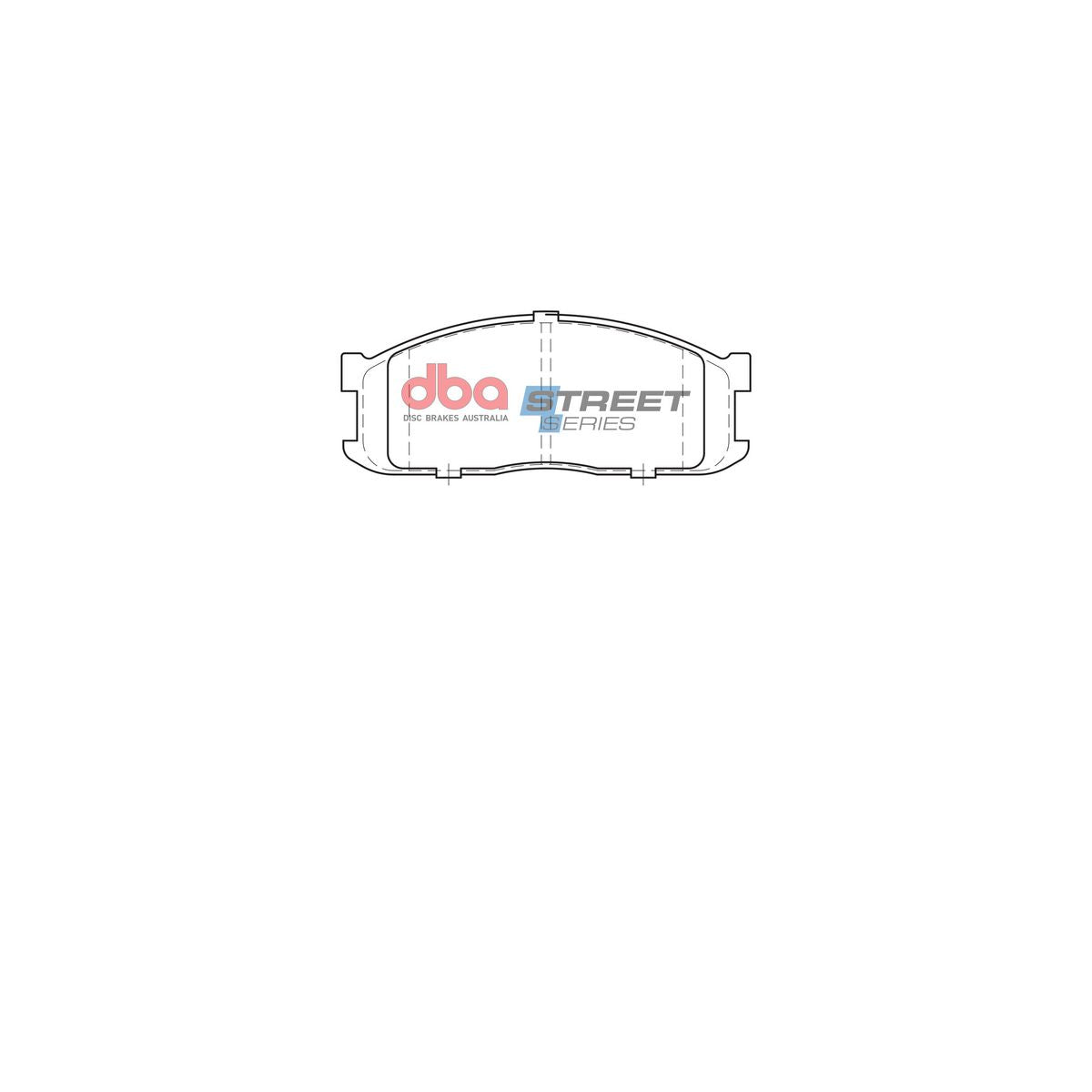 DBA Street Series Brake Pad Set Front DB388SS