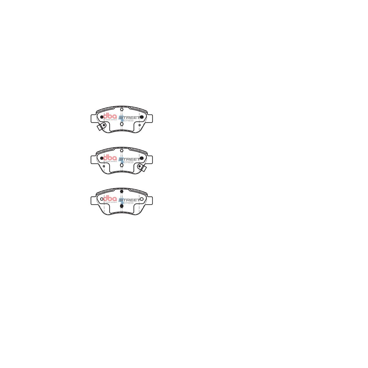 DBA Street Series Brake Pad Set Front DB1712SS