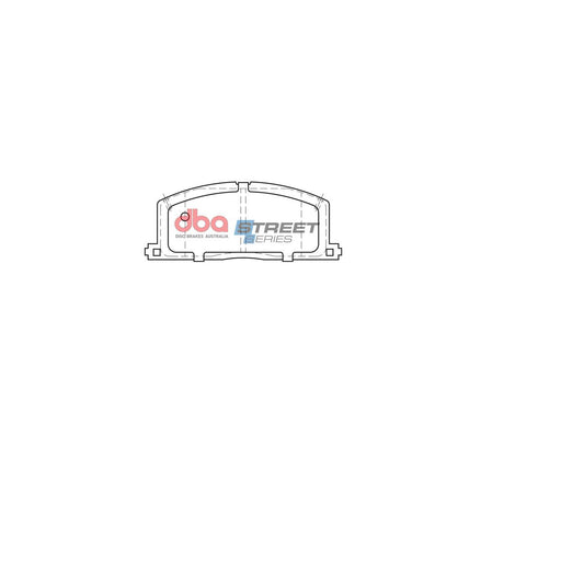 DBA Street Series Brake Pad Set Front DB308SS