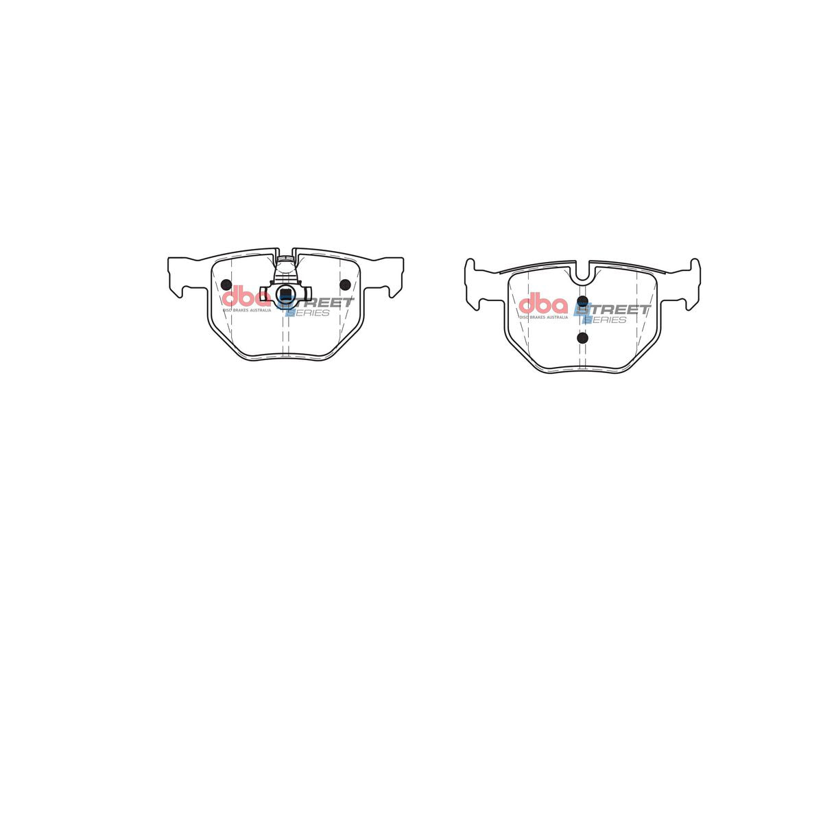 DBA Street Series Brake Pad Set Rear DB1694SS