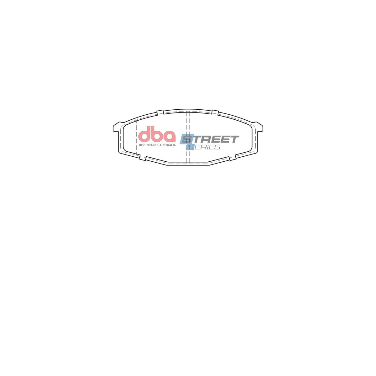 DBA Street Series Brake Pad Set Front DB321SS
