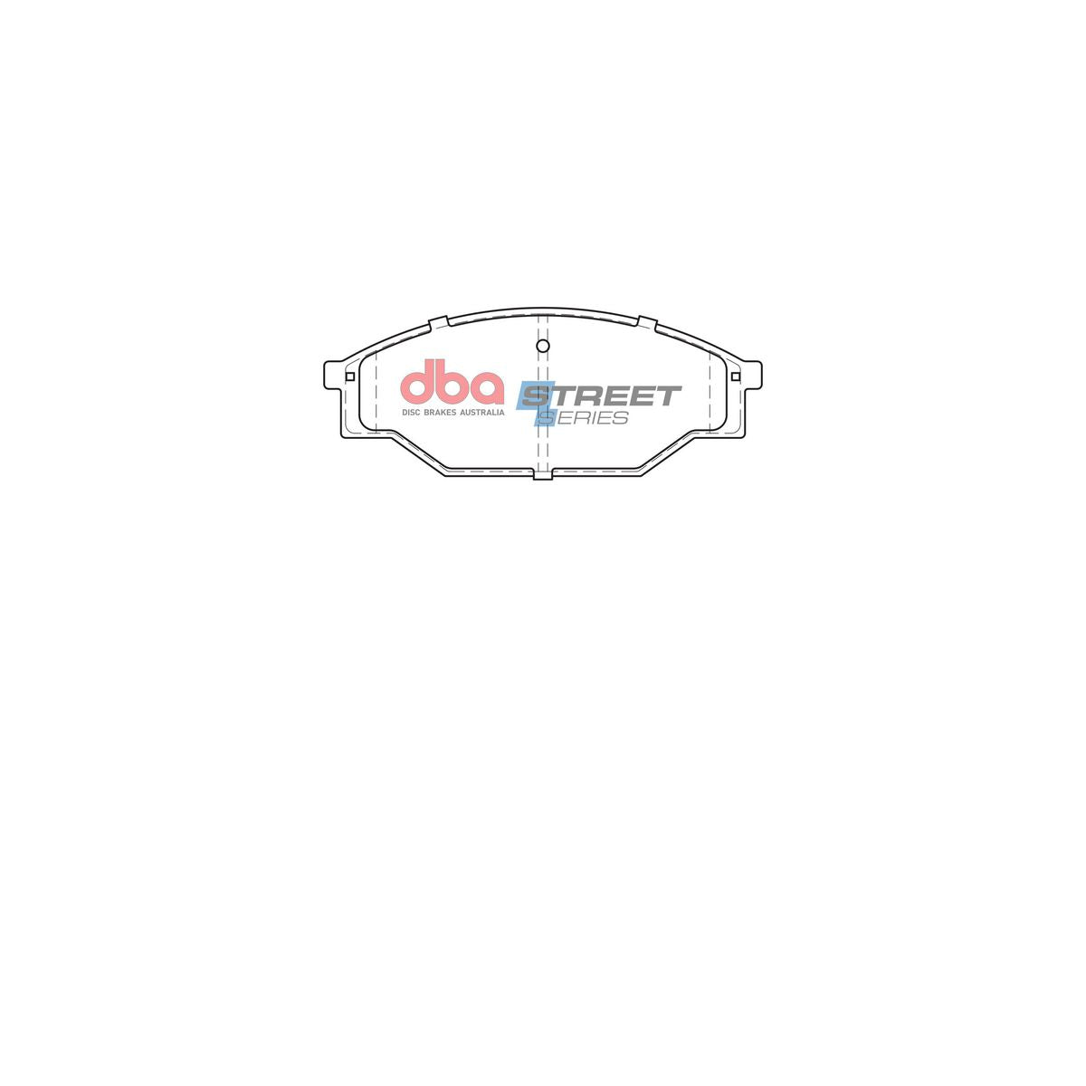 DBA Street Series Brake Pad Set Front DB318SS