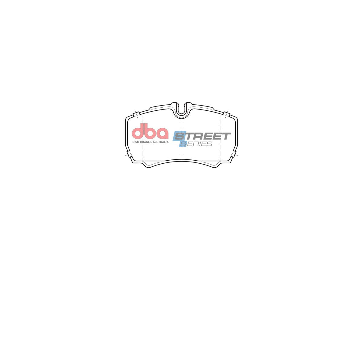 DBA Street Series Brake Pad Set Rear DB1955SS