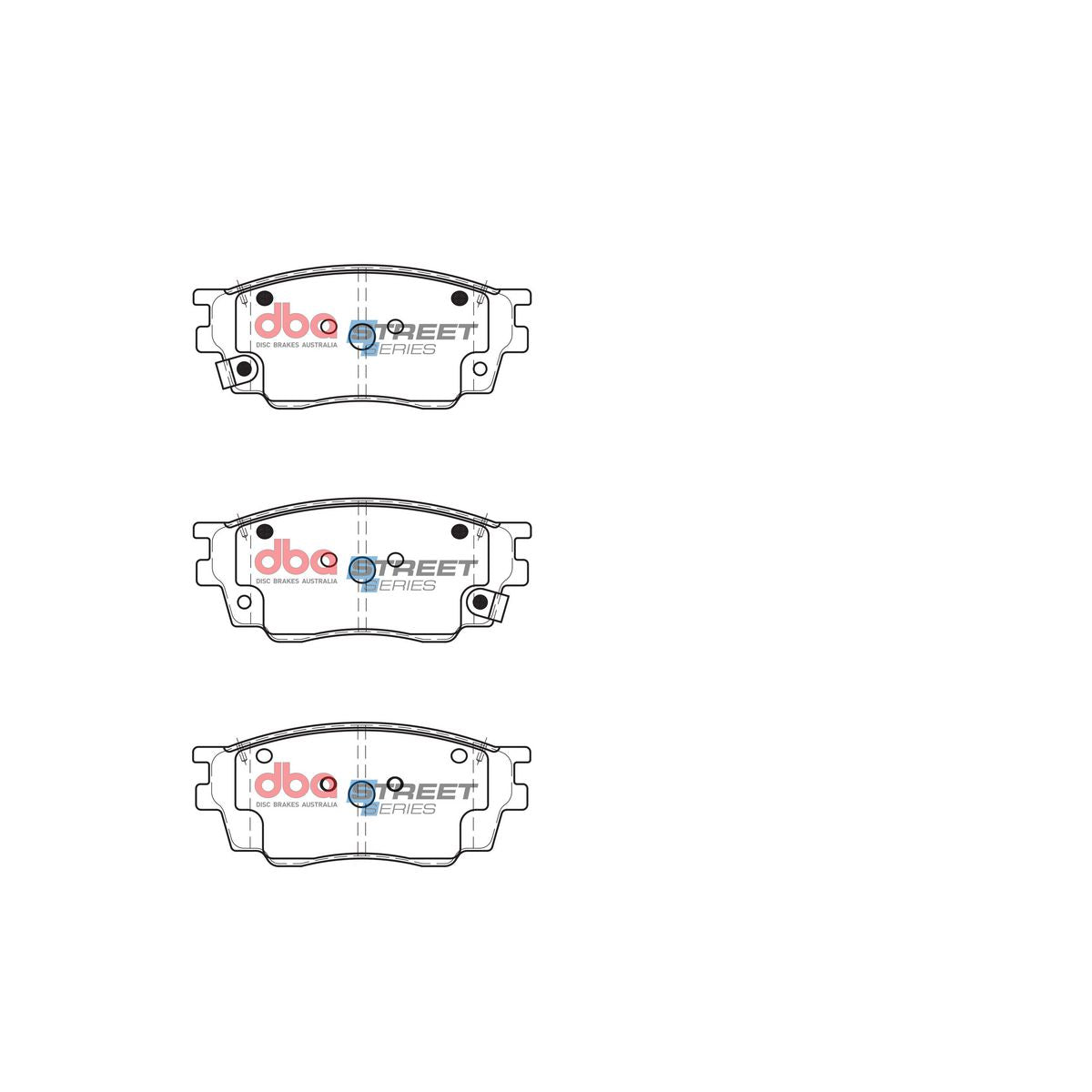 DBA Street Series Brake Pad Set Front DB1682SS