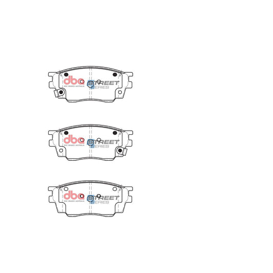 DBA Street Series Brake Pad Set Front DB1682SS