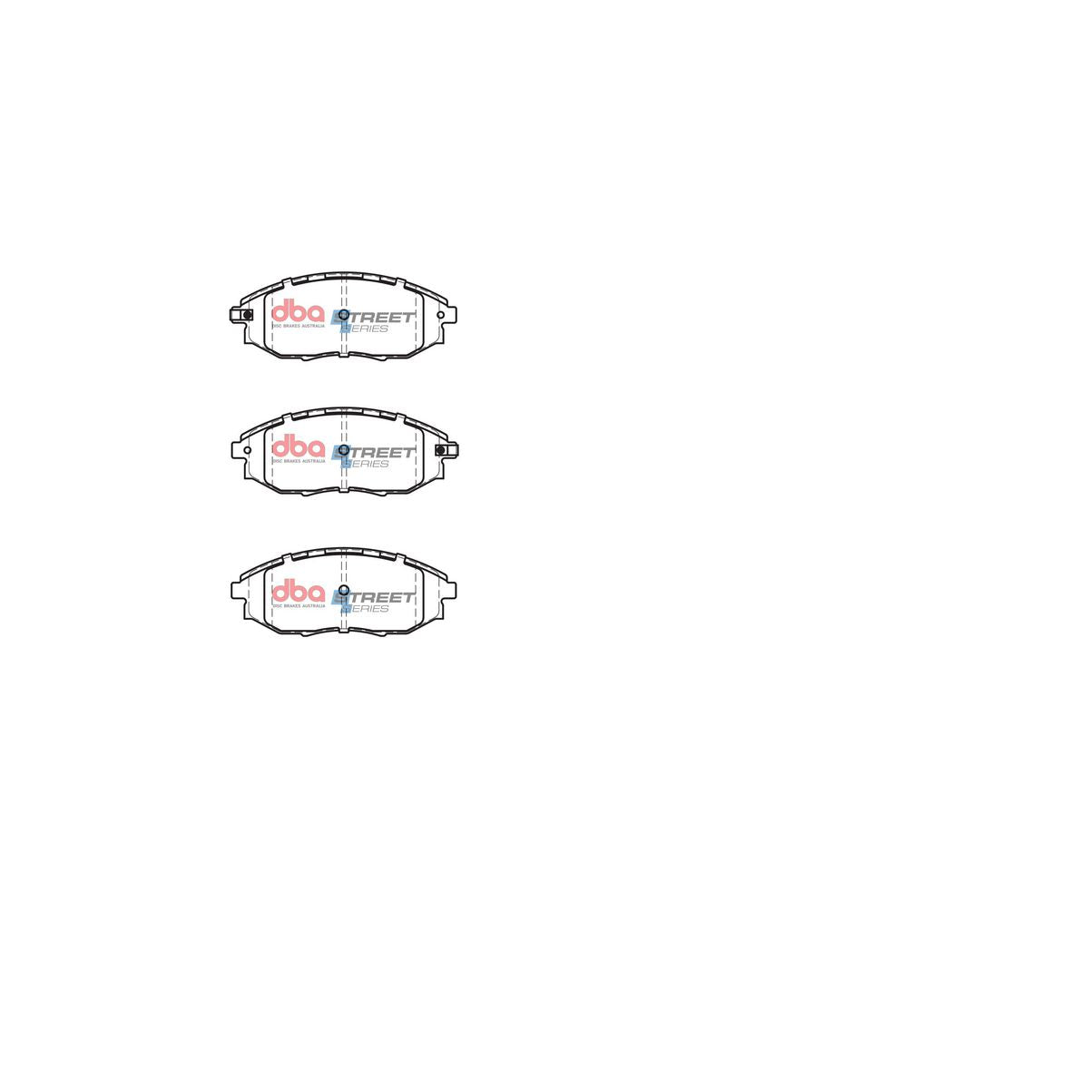 DBA Street Series Brake Pad Set Front DB1688SS