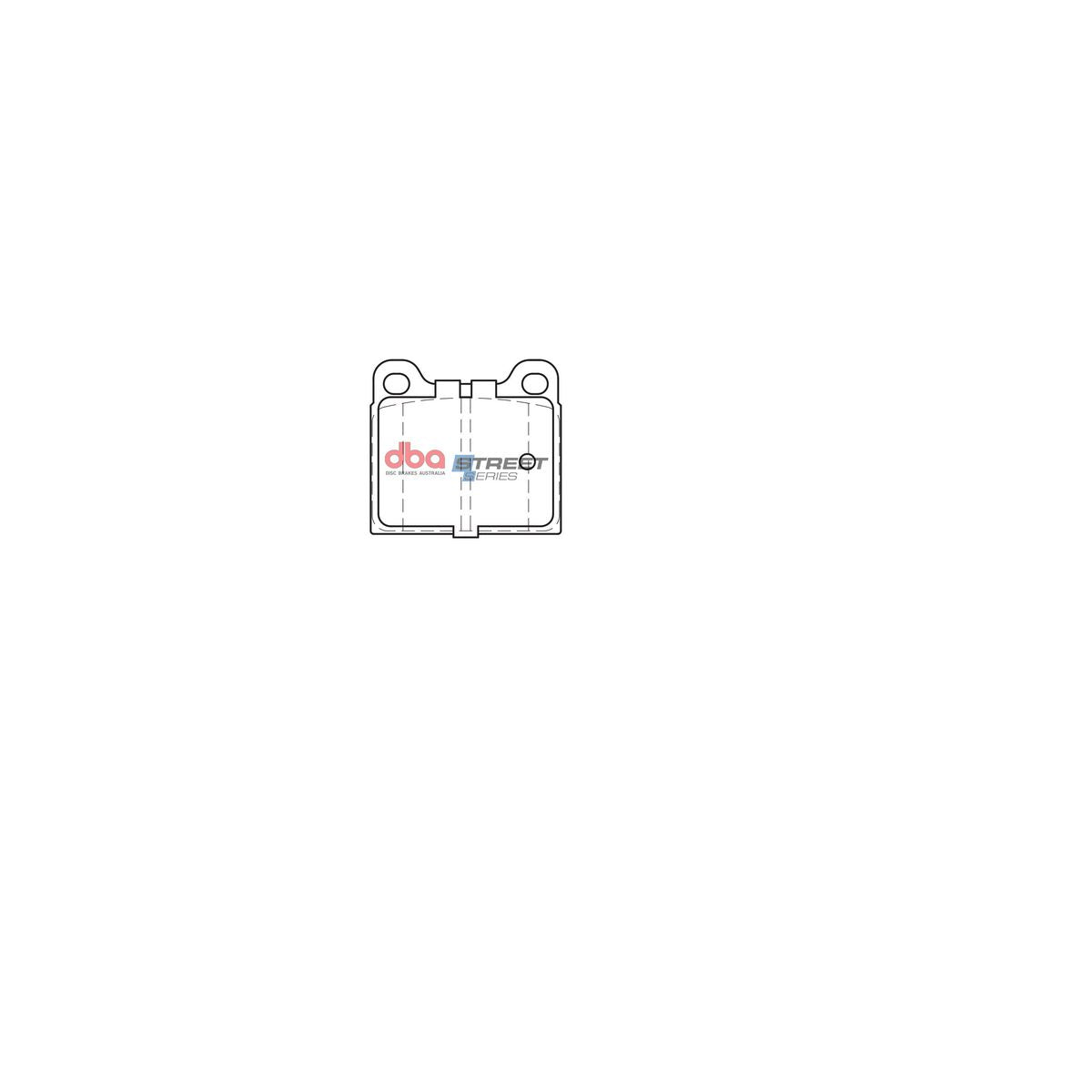 DBA Street Series Brake Pad Set Rear DB2SS