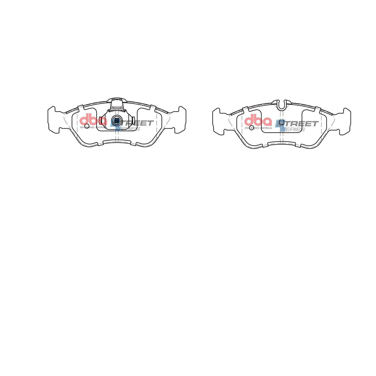 DBA Street Series Brake Pad Set Rear DB1960SS