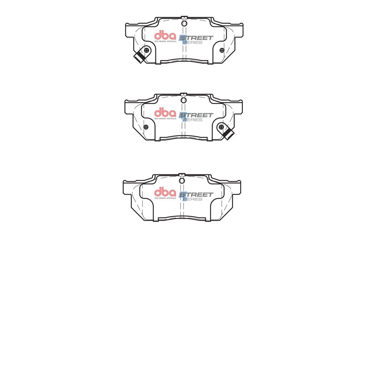 DBA Street Series Brake Pad Set Front DB300SS