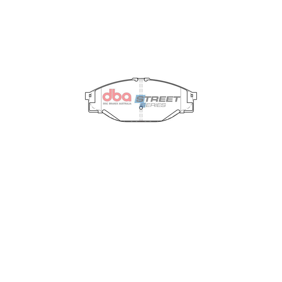 DBA Street Series Brake Pad Set Front DB1205SS