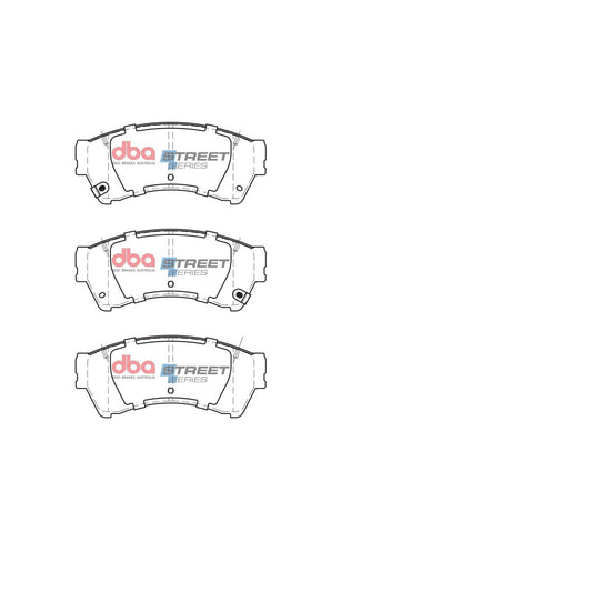 DBA Street Series Brake Pad Set Front DB1942SS