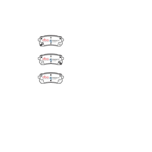 DBA Street Series Brake Pad Set Rear DB2447SS