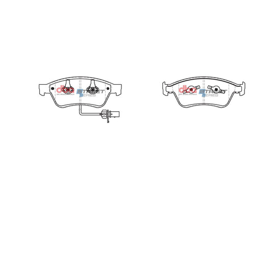 DBA Street Series Brake Pad Set Front DB2202SS